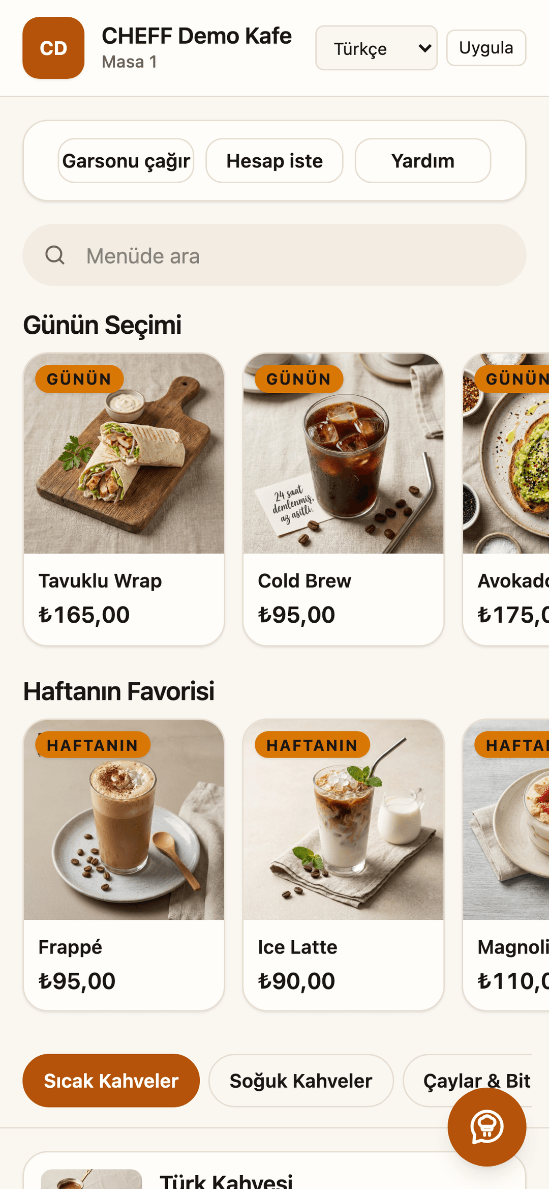 QR'ı okut